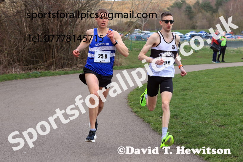 Senior Mens 2026 NECAA Royal Signals Road Relays, Hetton Lyons Country Park, Hetton le Hole. Photo: David T. Hewitson/Sports for All Pics